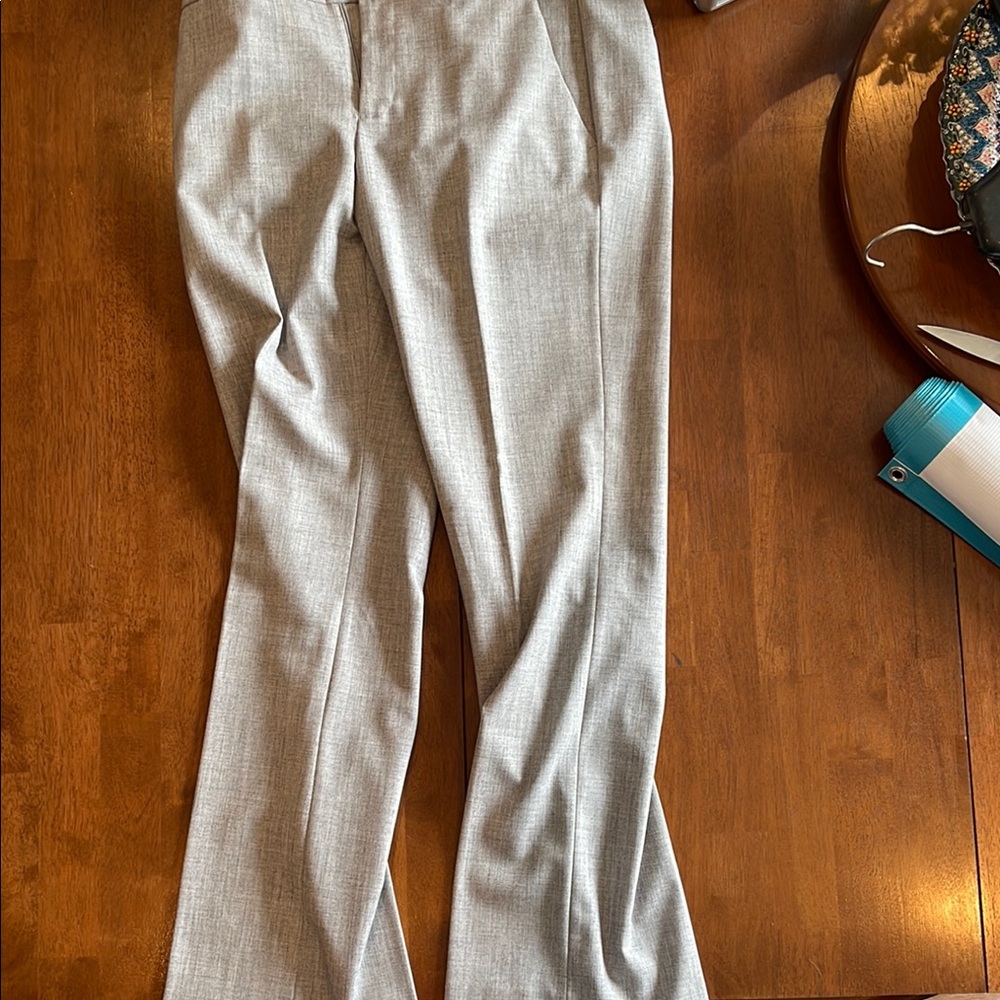 Banana Republic Gray Dress Pants Modern Fit Comfort Stretch